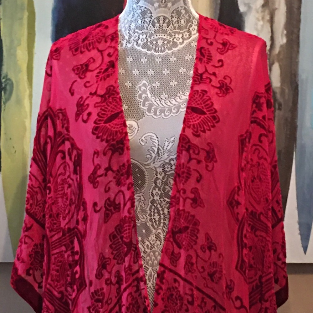 Red mesh Cover jacket